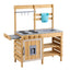 Keezi Kids Kitchen Playset Wooden Play Kitchen Mud Kitchen Toy Kitchen 95cm Tall