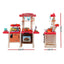 Keezi Kids Kitchen Pretend Play Set Cooking Sound Steam Light Function