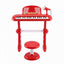 Keezi Kids Piano Keyboard 37 Keys Electronic Musical Instrument Set w/ Stool Microphone