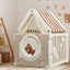 Keezi Kids Play Tent Playhouse Castle with Floor Mat 85CMX113CM