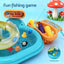 Keezi Kids Pretend Kitchen Sink and Water Playset Fishing Game Toys Play food