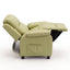 Keezi Kids Recliner Chair PU Leather Toddler Lounge Adjustable Backrest w/ Armrest Storage & 2 Side Pockets Green