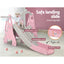 Keezi Kids Slide 170cm Extra Long Swing Basketball Hoop Toddlers PlaySet Pink