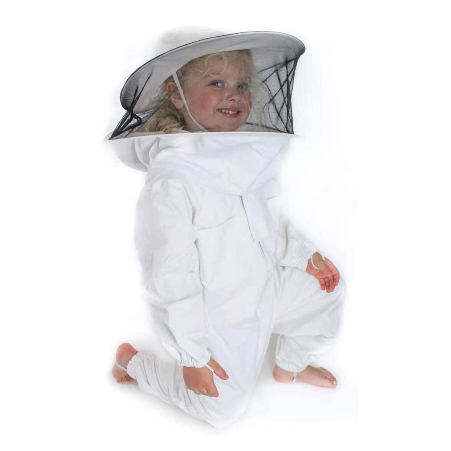 Kids Beekeeping Suit Children's Bee Keeping Outfit Veil Cotton Protective Overall