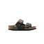 Kids Birkenstock Arizona Birko-Flor Camo Khaki Unisex Slip On Sandals