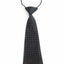 Kids Boys Black & White Patterned Elastic Neck Tie - Mini Polka Dots