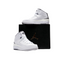 Kids Nike Air Jordan 2 Retro White/ Grey Athletic Shoes