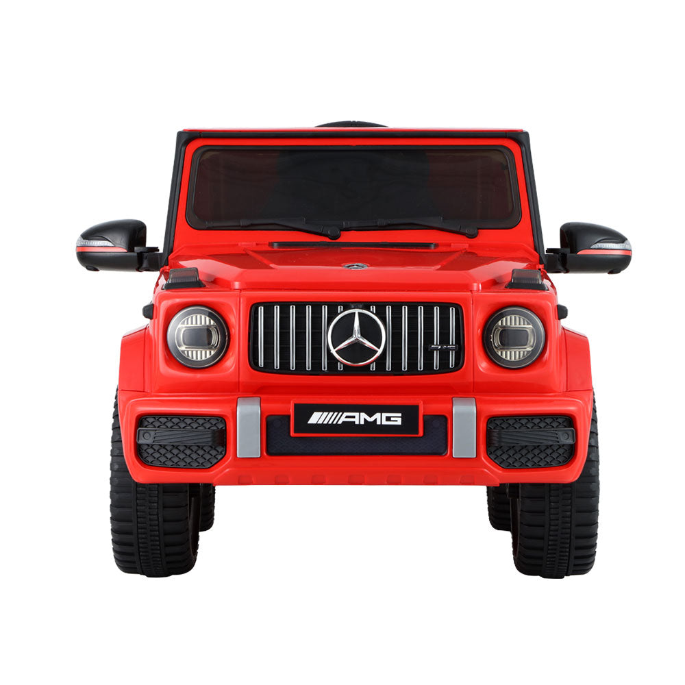 Kids Ride On Car Electric Mercedes-Benz Licensed Toys 12V Battery Red Cars AMG63