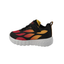 Kids Skechers Flex Glow Dezlom Black/Red Infant Boys Light Up Trainers