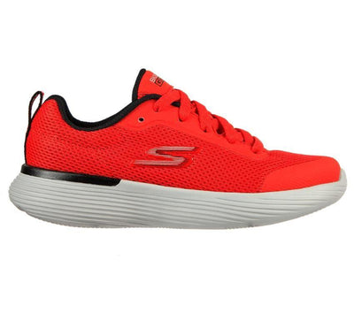 Kids Skechers Go Run 400 V2 - Omega Red/Black Lace Up Trainers