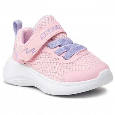 Kids Skechers Selectors - Jammin' Jogger Light Pink Infant Girls Trainers Shoes