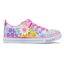 Kids Skechers Sparklelite Super Blooms White Flowers Light Up Girls Sneakers