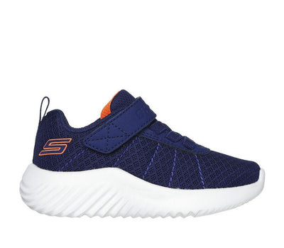 Kids Skechers Unisex Bounder Baronik Navy Shoes Boys Girls Sneakers