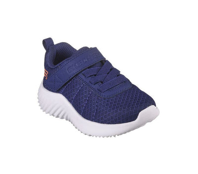 Kids Skechers Unisex Bounder Baronik Navy Shoes Boys Girls Sneakers
