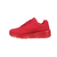 Kids Skechers Uno Ice Red Comfy Unisex Running Shoe