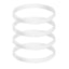 Kitchee 101mm Flat No-Lip Gasket Seal for Nutri Ninja 600W Cups - White