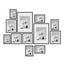 Kitchee 12 Pieces Photo Frame Set - Modern Gallery Wall Pack Matte Black