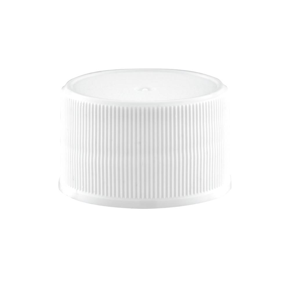 Kitchee 1x 500ml Ntural HDPE Round Bottle + 28/410 Caps - Empty Plastic Food Storage