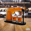 Kitchee 225mL Whisky or Wine Decanter Glass Pistol Set - 2 Glasses + Stand