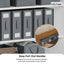 Kitchee 4x Foldable Bed Sheet Storage Box - Linen + Closet Organiser Grey