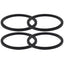 Kitchee 4x For Nutribullet RX Gasket Seal Ring - 700W 1700 N17-1001 Blade