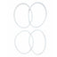 Kitchee 4x For Nutribullet Rubber Ring Seal White For Old Models 600W Only