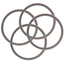Kitchee 4x Grey Gasket Seal Ring For Nutribullet Model 600 900 1200W 90mm