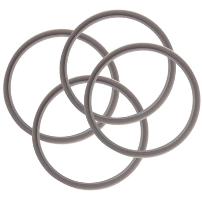 Kitchee 4x Grey Gasket Seal Ring For Nutribullet 600 900 1200W 90mm