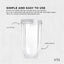 Kitchee 500ml Tall Cup Replacement For Magic Bullet Cross Blade Blender