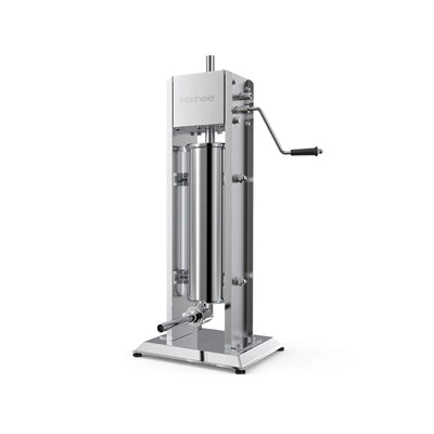 Kitchee 7L Manual Vertical Sausage Filler - Stainless Stuffer Meat Press Machine