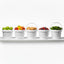 Kitchee Plastic White Buckets Handle + Lids - 2L 5L 10L - Small and Large Pail