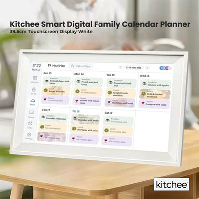 Kitchee Digital Calendar Smart Family Planner - 39.5cm Touchscreen Display White