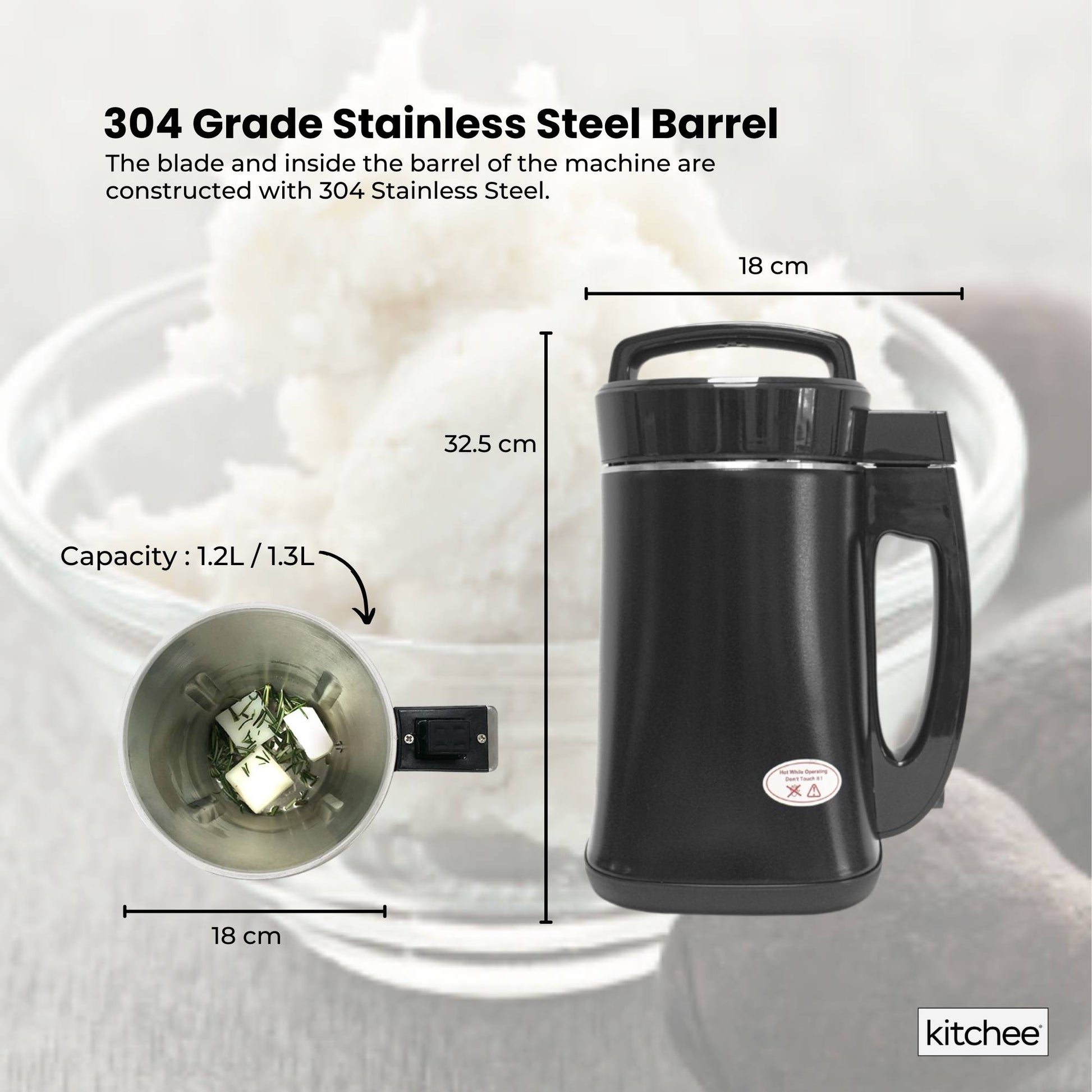 Kitchee Electric Butter Oil Herbal Infuser & Extractor + Decarboxylator Machine