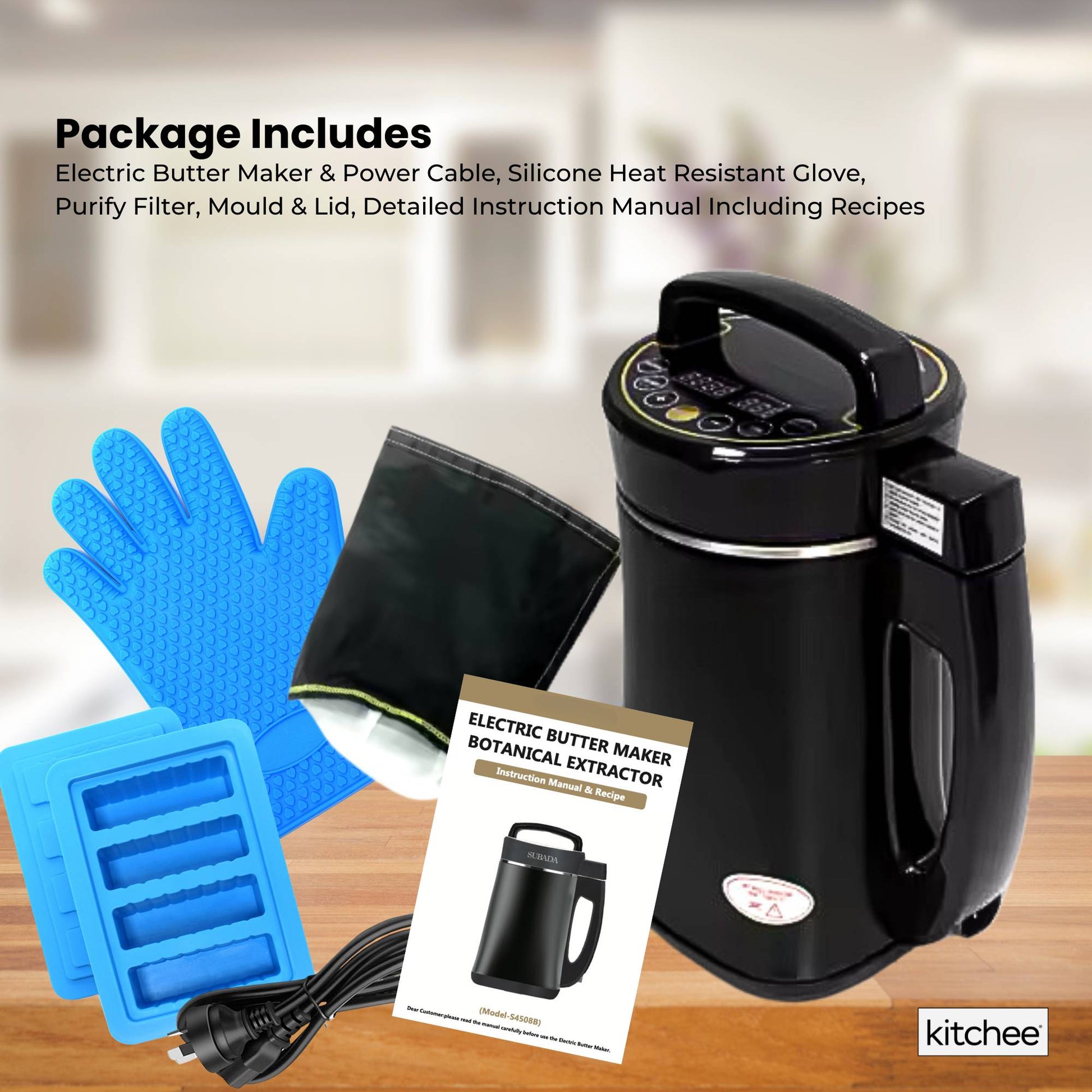 Kitchee Electric Butter Oil Herbal Infuser & Extractor + Decarboxylator Machine