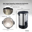 Kitchee Electric Stainless Steel Water Boiler - Commercial Hot Liquid Urn