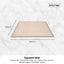 Kitchee Foam Floor Mat - Padded Thick Deep Soft Tatami Style Rug Cream
