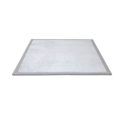 Kitchee Foam Floor Mat 200x200cm - Padded Thick Deep Soft Tatami Style Rug Grey