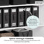 Kitchee Foldable Bed Sheet Storage Box - Linen + Closet Organiser Black
