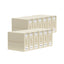 Kitchee Foldable Bed Sheet Storage Boxes – Linen Blanket & Closet Organiser Beige