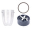 Kitchee For Nutribullet Short Cup + Extractor Blade + Grey Seal