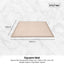 Kitchee Kids Foam Floor Play Mat 200x200cm – Padded Thick Soft Tatami Style Cream