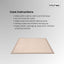 Kitchee Kids Foam Floor Play Mat 200x200cm – Padded Thick Soft Tatami Style Cream