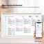 Kitchee Smart Digital Family Calendar Planner - 39.5cm Touchscreen Display White