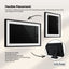 Kitchee 21.5" Digital Calendar Smart Planner - 54.6cm Touchscreen Black