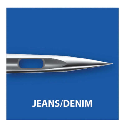 Klasse Jeans Denim Sewing Machine Needles 6 Pack Assorted Sizes 100/110