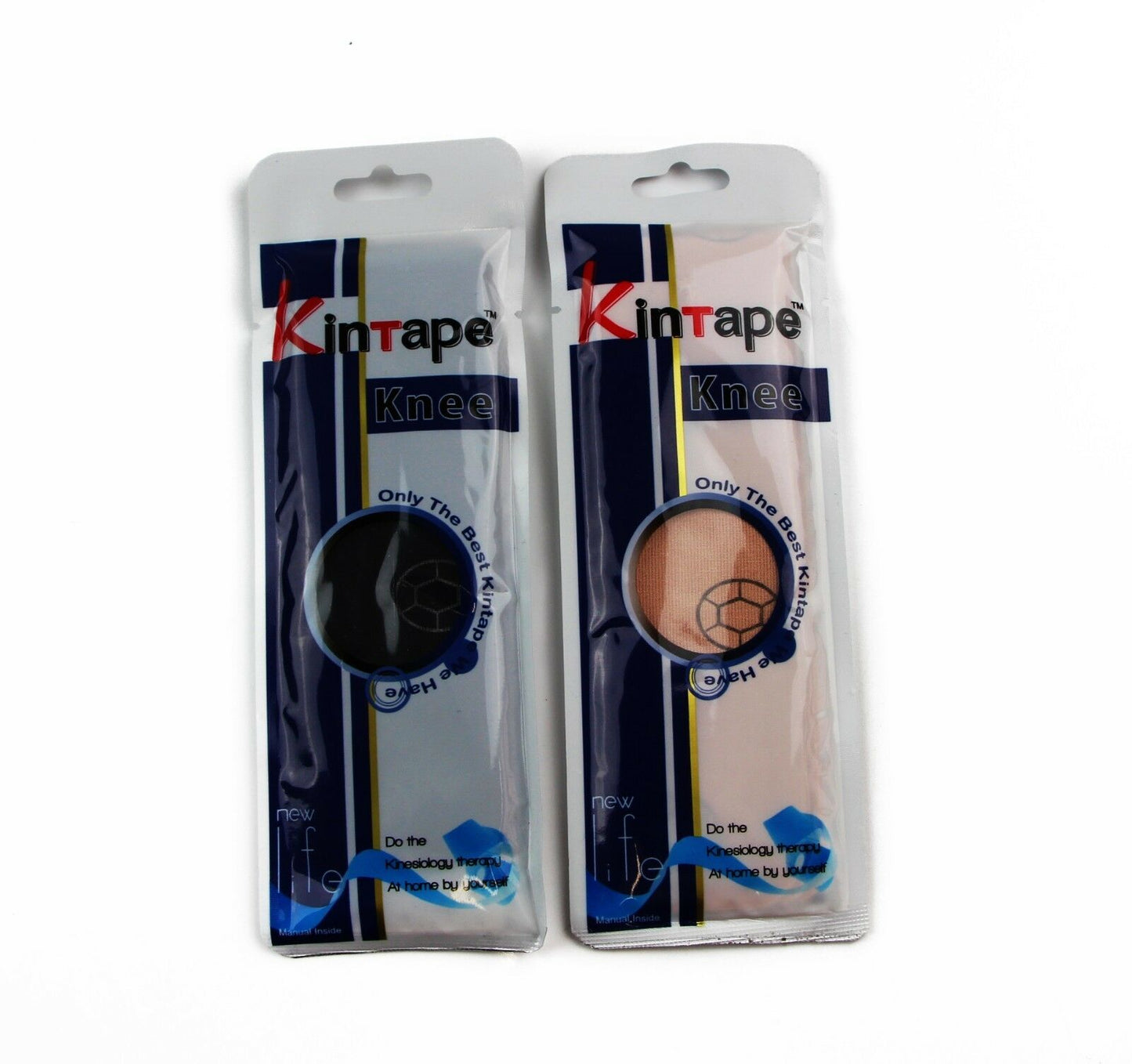 Knee Tape Pre Cut Support Tape Kintape Sports Tape Nude Black Strong Kinesiology