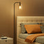 Artiss Floor Lamp Light Stand Modern Home Living Room Office Reading Glass Shade Black