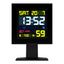 Newgate Monolith Lcd Alarm Clock Black