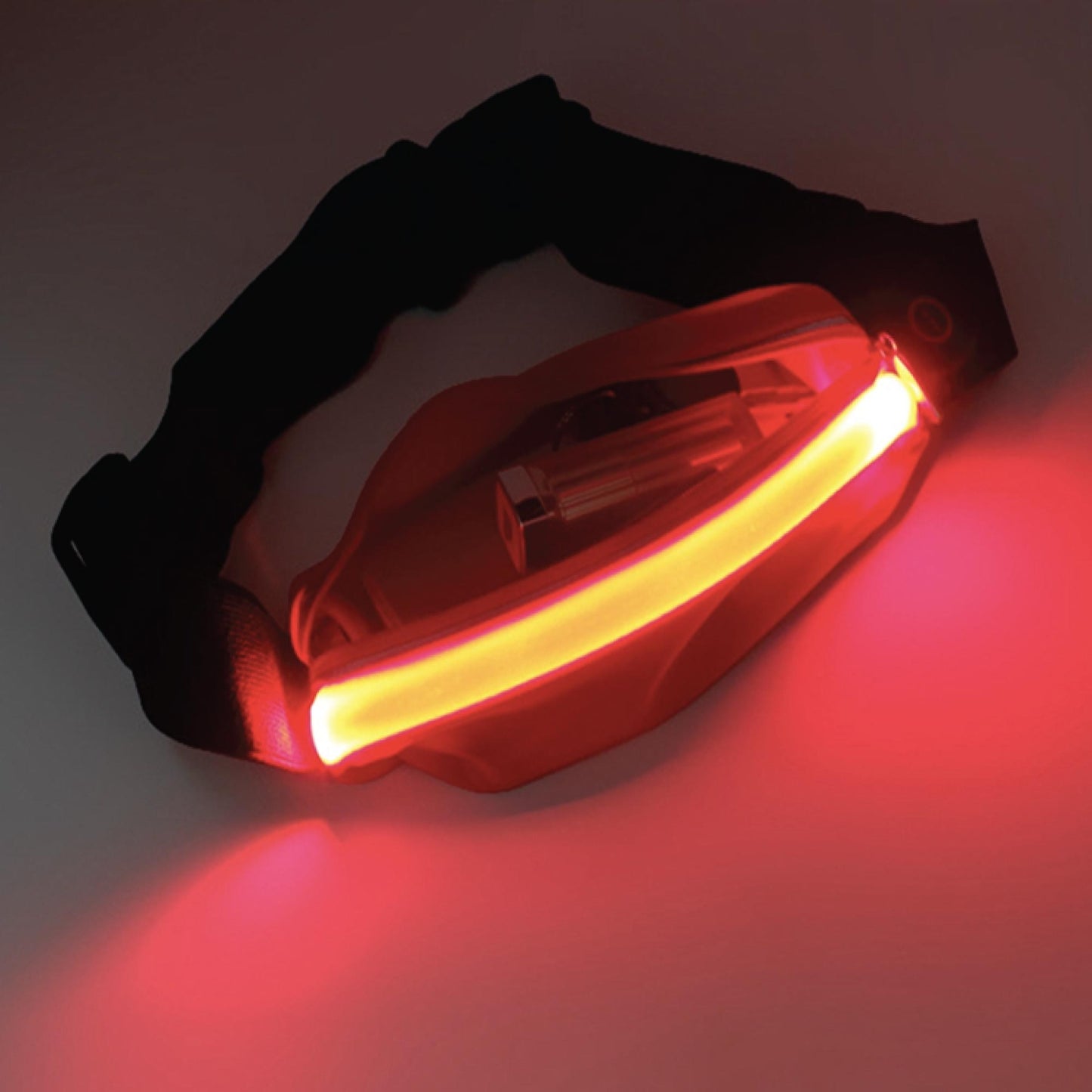 LED Light Reflective Running Waist Belt USB Rechargeable Adjustable Waterproof