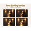 50m Solar Festoon Lights Outdoor LED String Light Xmas Wedding Garden Party